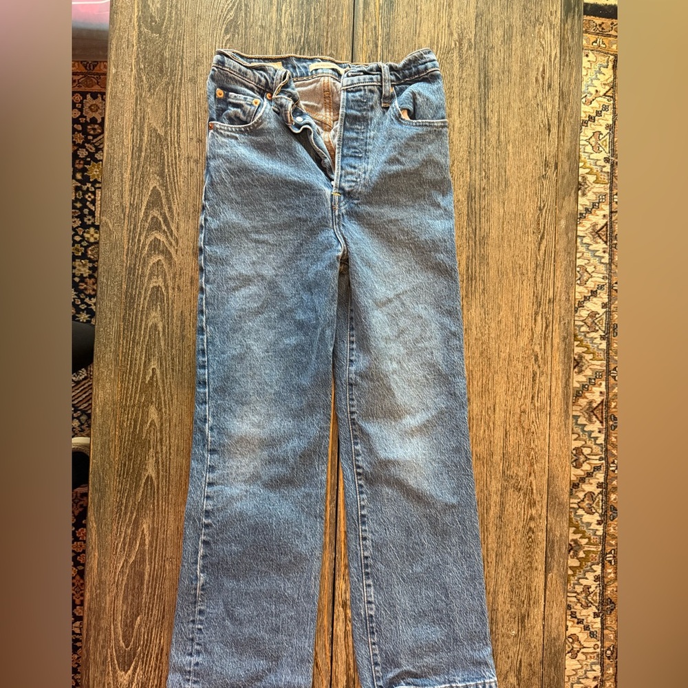 Levi's Women's Classic Blue Straight Leg Jeans